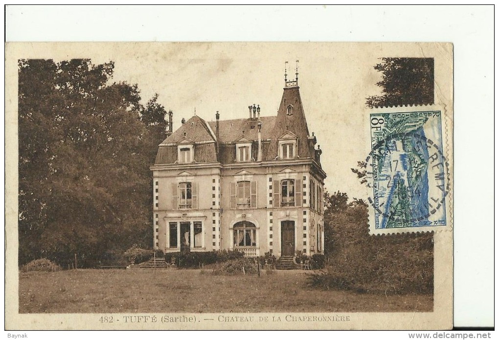 FR1859    ---   TUFFE  ( Sarthe )   --   CHATEAU DE LA CHAPERONNIERE - Tuffe