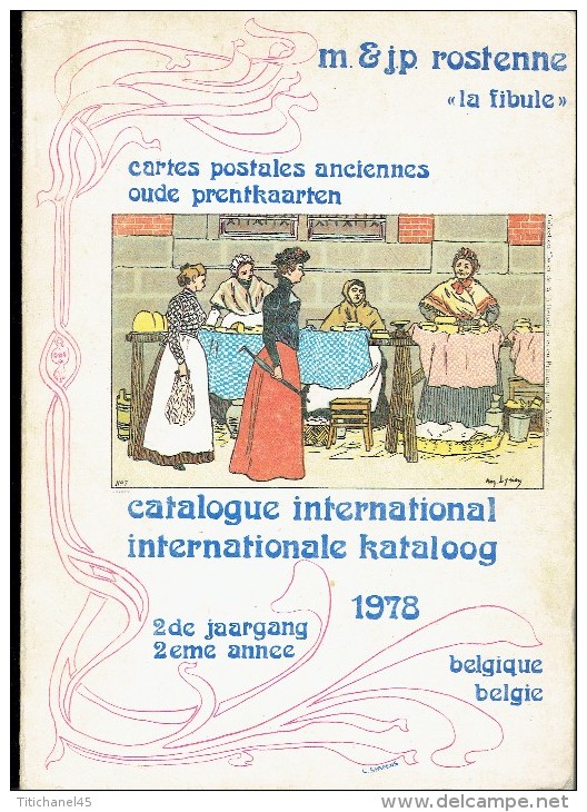Catalogue 1978 M. & J.P. ROSTENNE - Cartes Postales Anciennes - Oude Prentkaarten - Livres & Catalogues