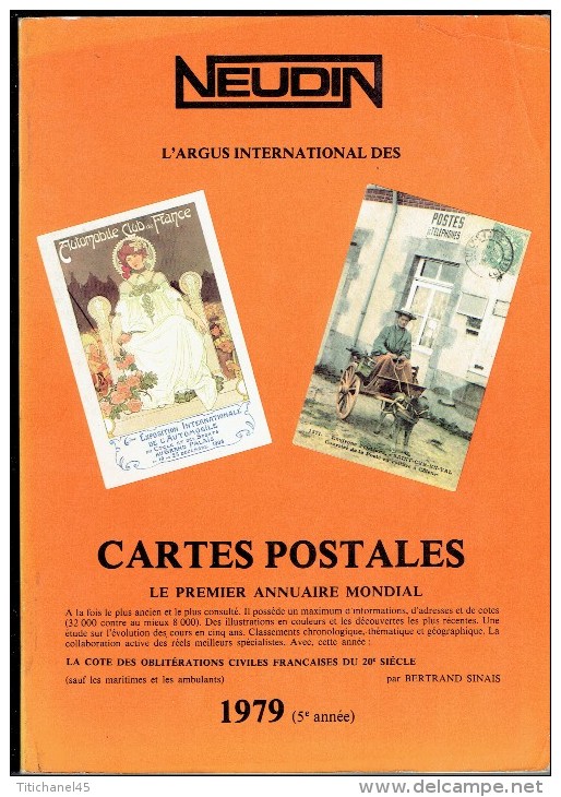 NEUDIN 1979 - Argus International Des Cartes Postales Anciennes - Annuaire Mondial - Livres & Catalogues