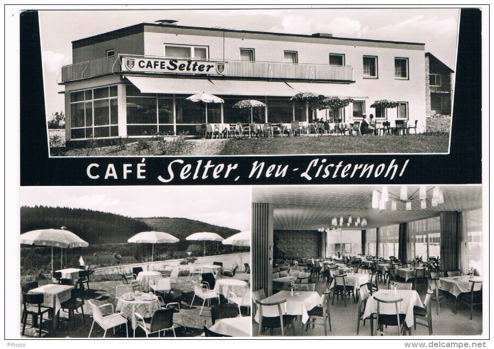 D5087   ATTENDORN/NEU-LISTERNOHL : Cafe Selter ( Multiview) - Attendorn