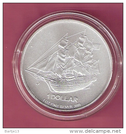 COOK ISLANDS 1 DOLLAR 2012 AG FDC 1 0Z. SHIP - Isole Cook