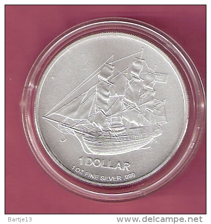 COOK ISLANDS 1 DOLLAR 2012 AG FDC 1 0Z. SHIP - Islas Cook