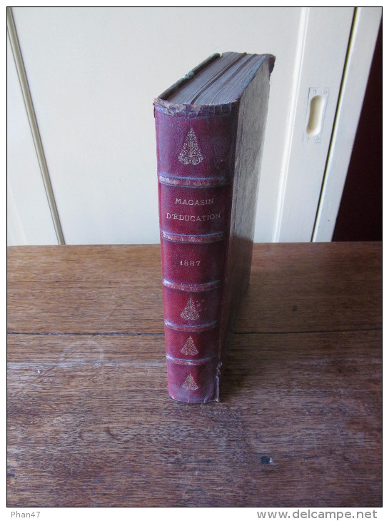 MAGASIN D´EDUCATION ET DE RECREATION HETZEL 1887, Volumes  XLV Et XLVI, Jules VERNE, LAURIE, Ill. Becker, Benett, Kurner - 1850 - 1899