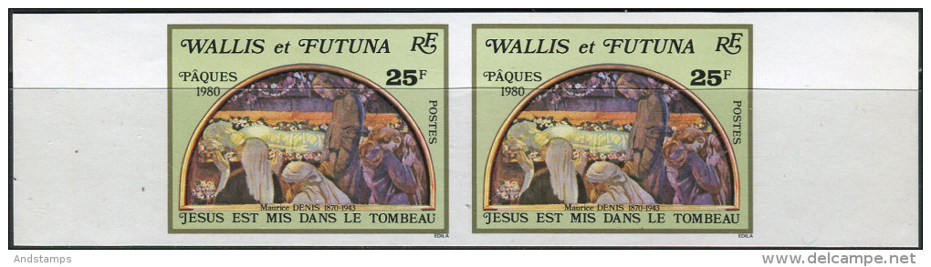 Walles Et Futuna 1980. Michel #373 MNH/Luxe. Imperf. Easter. (TS35/B28) - Non Dentelés, épreuves & Variétés