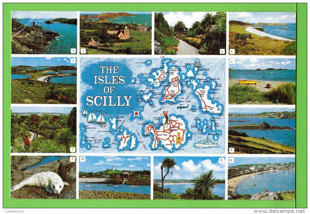 THE ISLES OF SCILLY. /  Carte écrite / Card Written - 1973 - Scilly Isles