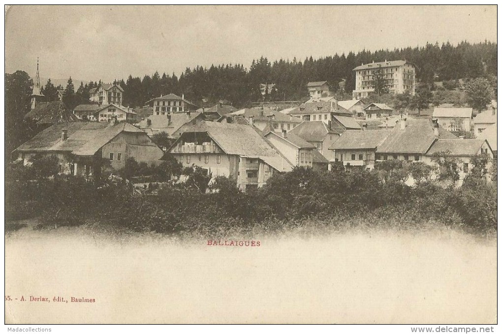 BALLAIGUES (Suisse)  Vue Générale - Ballaigues