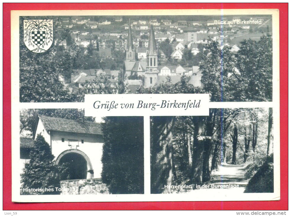 163990 / Birkenfeld - Burg Birkenfeld - BLICK BIRKENFELD , HISTORISCHES  Torhaus BURGANLAGE - Germany Deutschland - Birkenfeld (Nahe)