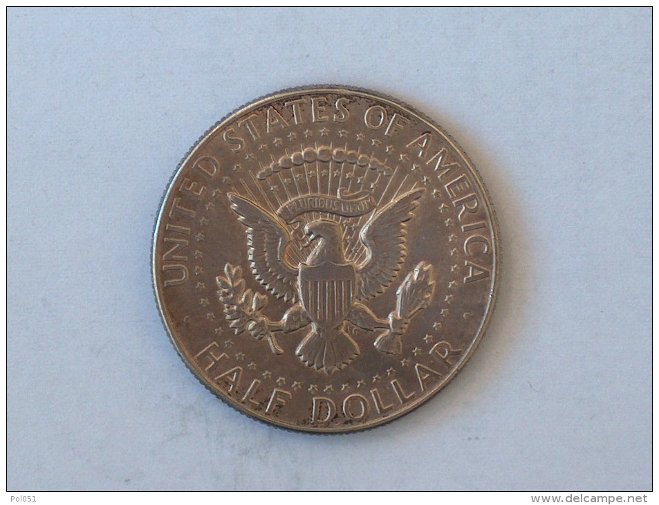 Etats-Unis, United States, USA - Half  1/2 Dollar 1968 1968D - KENNEDY - Silver, Argent - 1964-…: Kennedy