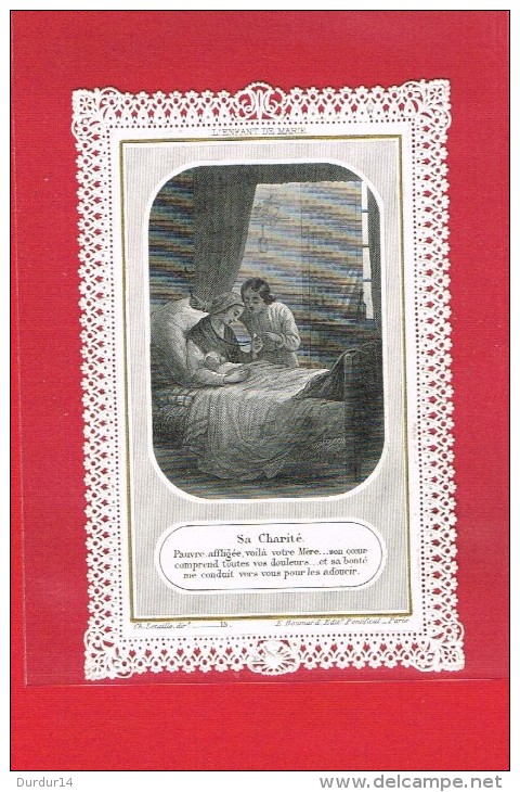 Image Religieuse Dentelle ... Letaille - 522-15 -  E. Boumard éditeur ...Paris - Images Religieuses