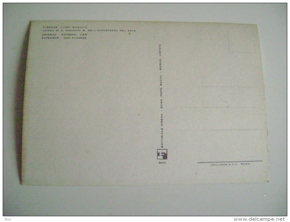 Campi Bisenzio Chiesa Di S.Giovanni Battista Dell'autostrada FIRENZE TOSCANA  NON   VIAGGIATA CONDIZIONI FOTO - Empoli