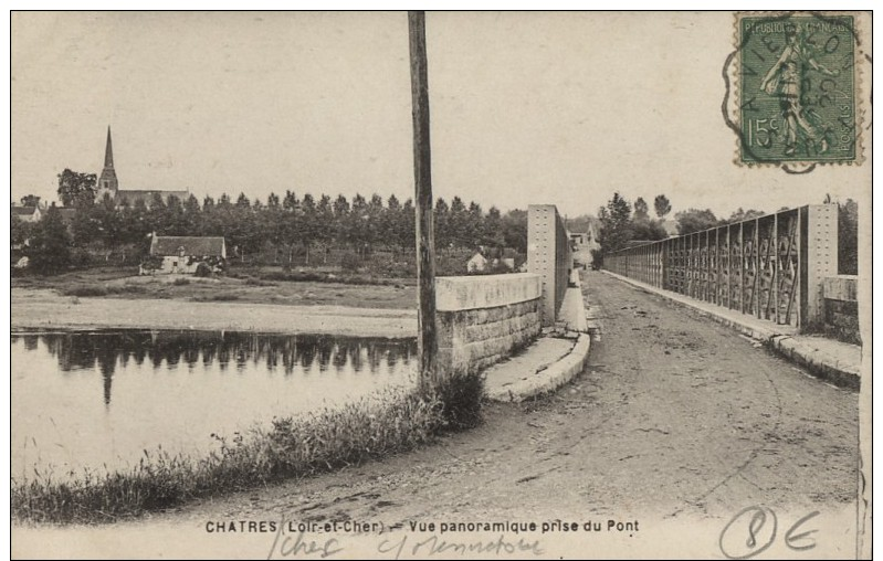 41-490B - Ct. Mennetou Sur Cher - CHÂTRES SUR CHER - Panorama - Autres & Non Classés