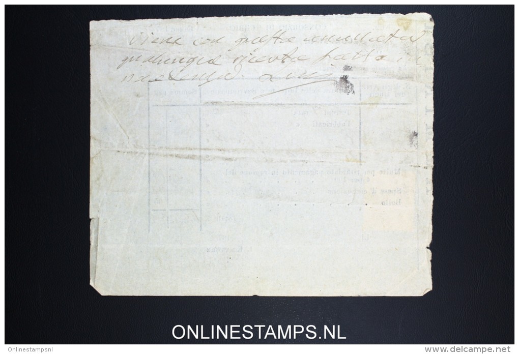 Italy: Marca Da Bollo On Document 1878 - Steuermarken