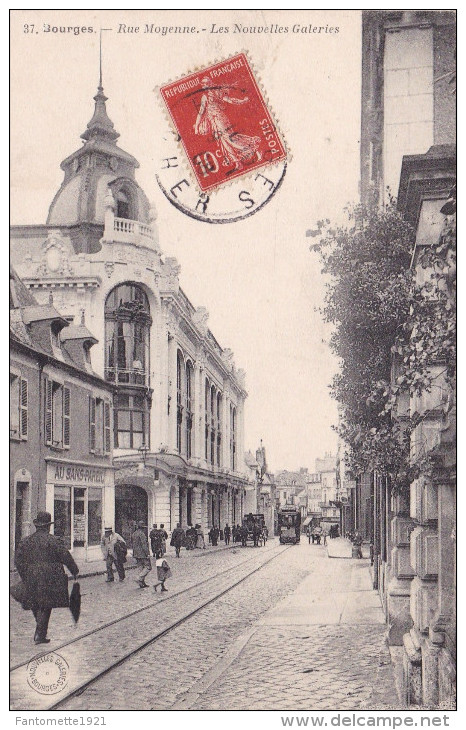 LES NOUVELLES GALERIES BOURGES RUE MOYENNE (dil132) - Magasins