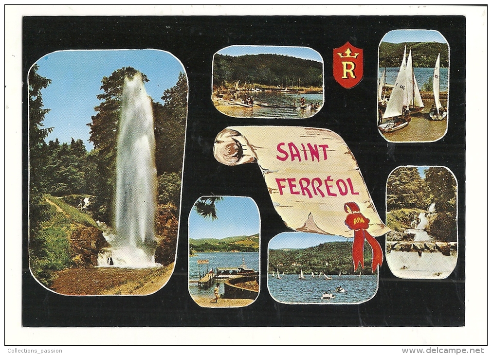 Cp, 31, Bassin De St-Ferreol, Multi-Vues - Saint Ferreol