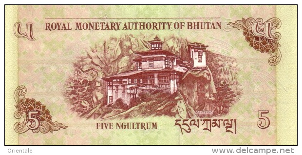 BHUTAN P. 28a 5 N 2006 UNC (2 Billets) - Bhután