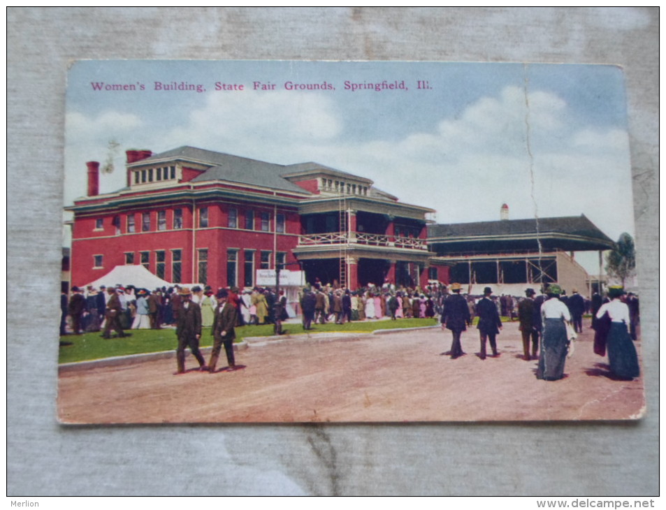 USA   Illinois -  Springfield Women's Building State Fair Ground  PU 1912  D127303 - Springfield – Illinois