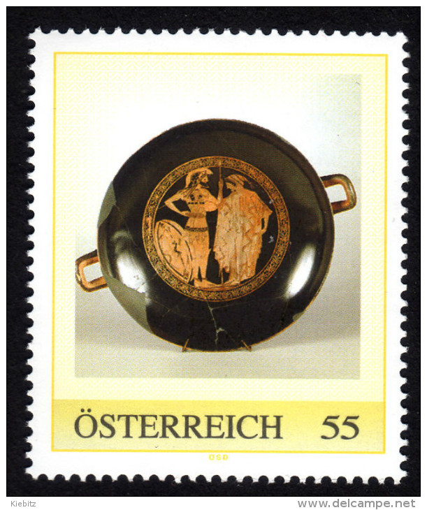 ÖSTERREICH 2009 ** Archäologie  Antike Schale / Griechischer Maler Duris Um 500 V. Chr.- PM Personalized Stamp MNH - Personalisierte Briefmarken