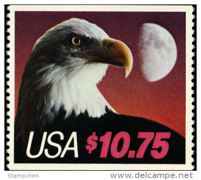 1985 USA Express Mail $10.75 Booklet Stamp Sc#2122 Eagle And Half Moon - United States