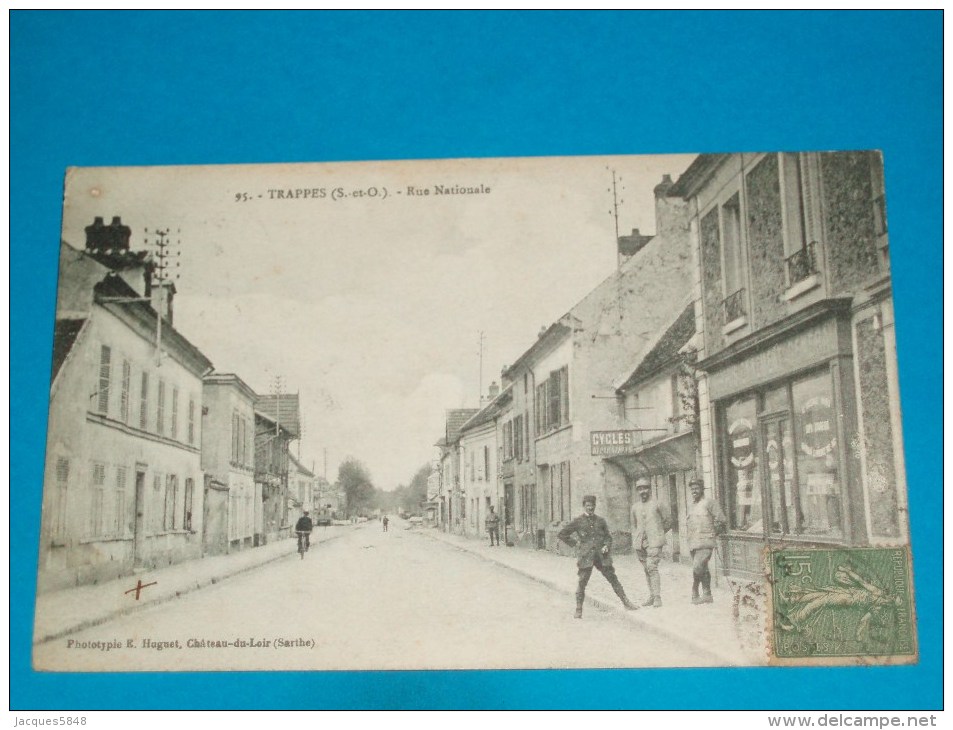 78) Trappes N° 95 - Rue Nationale   - Année  - EDIT - Huguet - Trappes