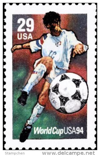 1994 USA 29c World Cup Soccer Stamp Sc#2834 - 1994 – USA