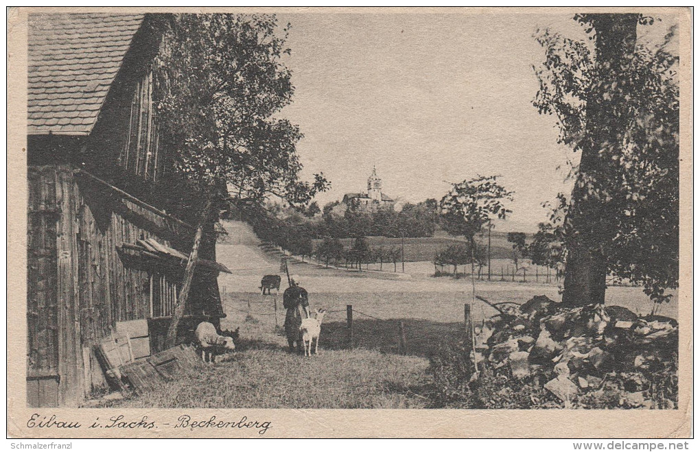 AK Eibau Blick Zum Beckenberg Scheune Bei Neugersdorf Ebersbach Leutersdorf Oderwitz Herrnhut Löbau Zittau Rumburg - Neugersdorf