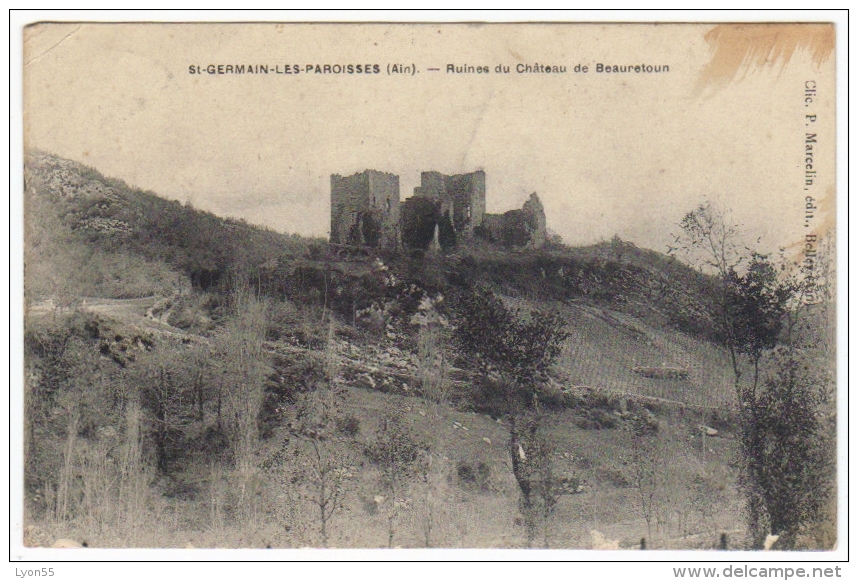 Saint Germain Les Paroisses Ruines Du Château De Beauretour - Zonder Classificatie