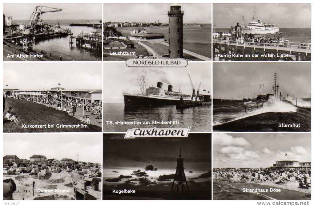 03985 - CUXHAVEN MBK Mit 9 Ansichten U.a. Hanseatic Und Bunte Kuh - Cuxhaven