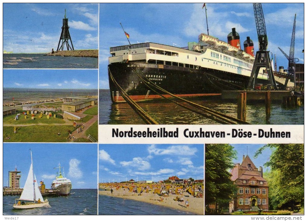 03991 - CUXHAVEN MBK Mit  Ansichten U.a. Kugelbake Und Dampfer Hanseatic - Cuxhaven