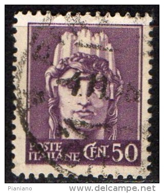 PIA - LUOG - 1945-46 :  Emissione Di Novara  - (SAS 538) - Used