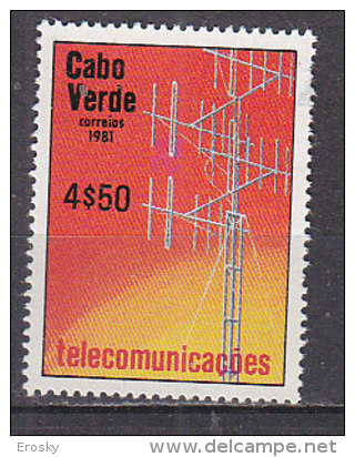B0144 - CABO VERDE Yv N°448 ** TELECOMMUNICATIONS - Kap Verde