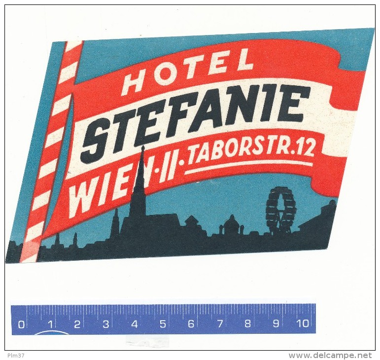 ETIQUETTE  -  Hotel  - Wien - Etiquettes D'hotels