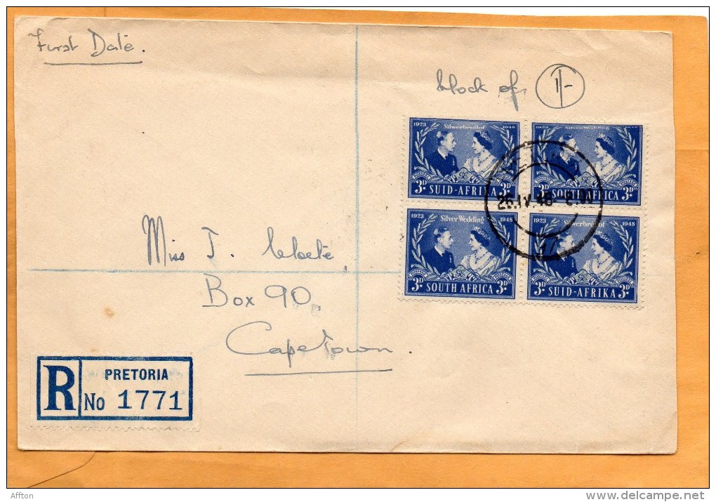 South Africa 1948 FDC - FDC