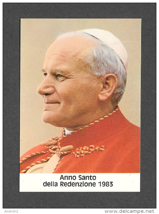 RELIGIONS - PAPES - LE PAPE JEAN PAUL II - POPE GIOVANNI PAOLO II - ANNO SANTO DLLA REDENZIONE 1983 - FOTOCOLOR KODAK - Papes