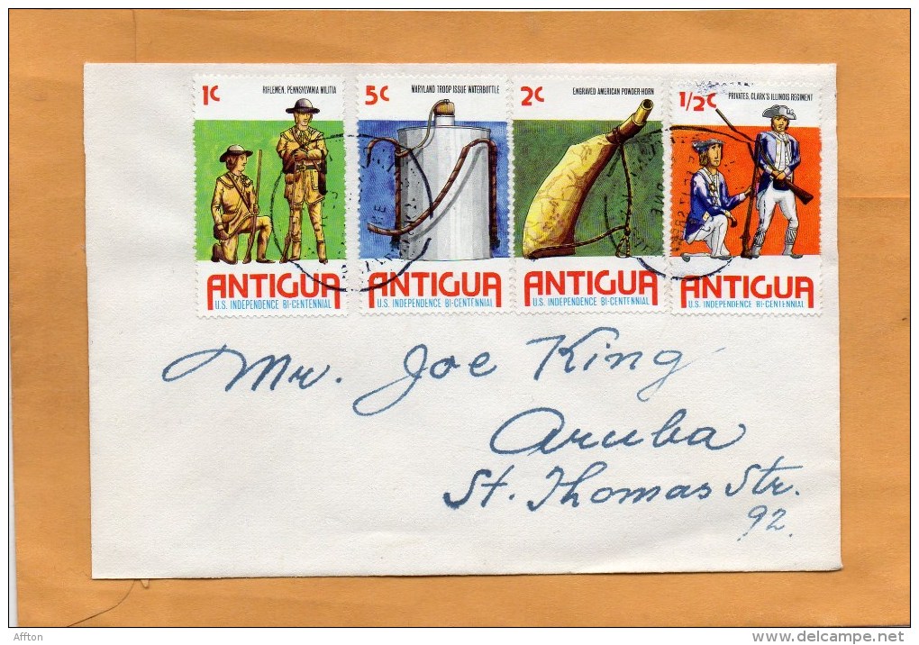 Antigua Cover Mailed To USA - 1960-1981 Ministerial Government