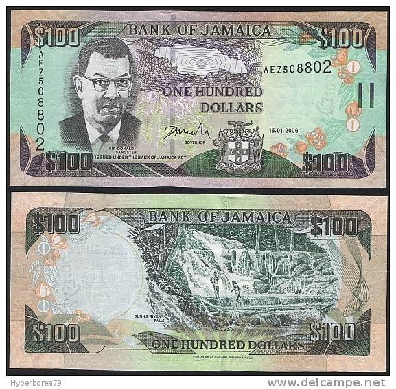 Jamaica P 84 B - 100 Dollars 15.1.2006 - UNC - Giamaica