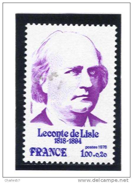 France N° 1988 ** Lecomte De Lisle Cote 0,75€ - Nuevos