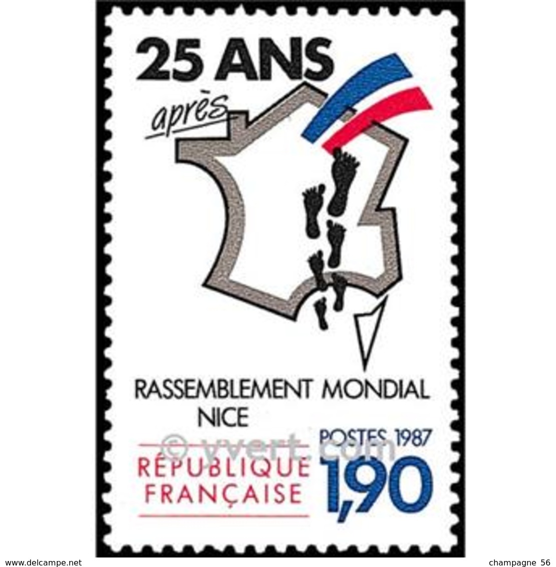 1987  N° 2481  RASSEMBLEMENT 17.8.1987 OBLITÉRÉ - Gebraucht