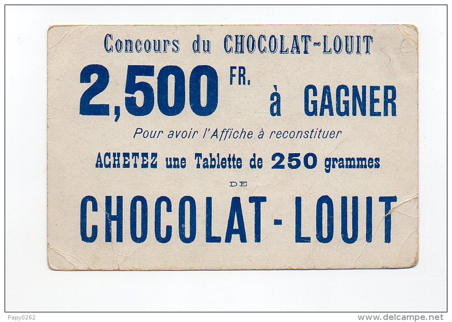 289I ) PUB - CHOCOLAT  LOUIT - Chocolate