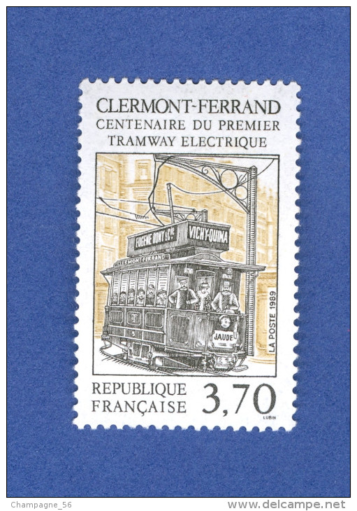 1989 N° 2608  TRAMWAY  OBLITÉRÉ - Used Stamps