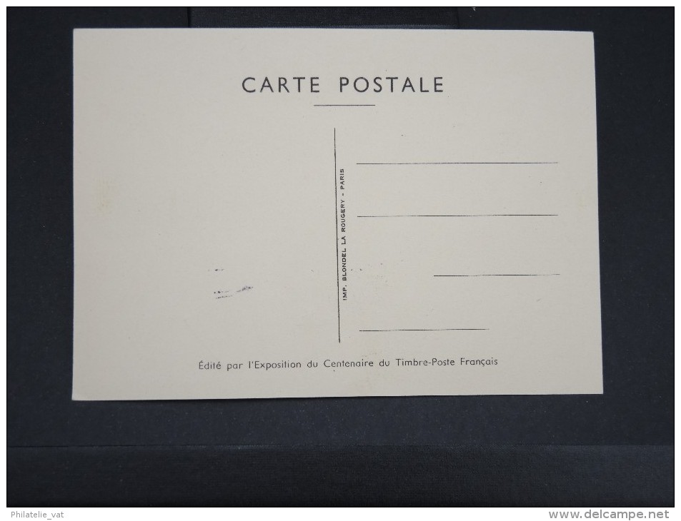 FRANCE - CARTE  DU CENTENAIRE DU TIMBRE EN 1949 AVEC N° YVERT 841       LOT P2307 - ....-1949