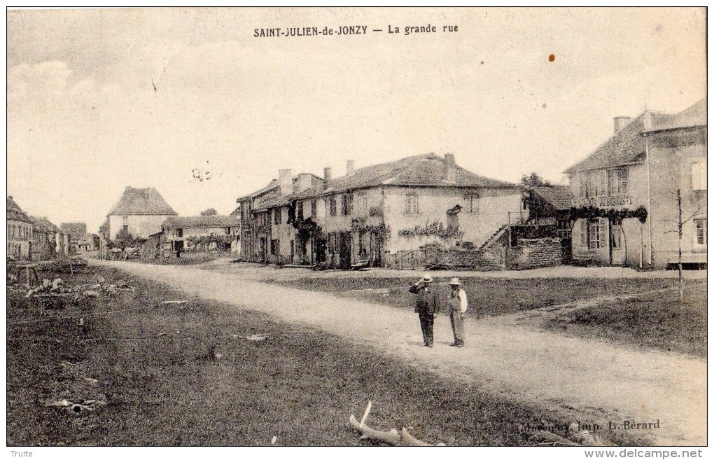 SAINT-JULIEN-DE-JONZY LA GRANDE RUE - Other & Unclassified