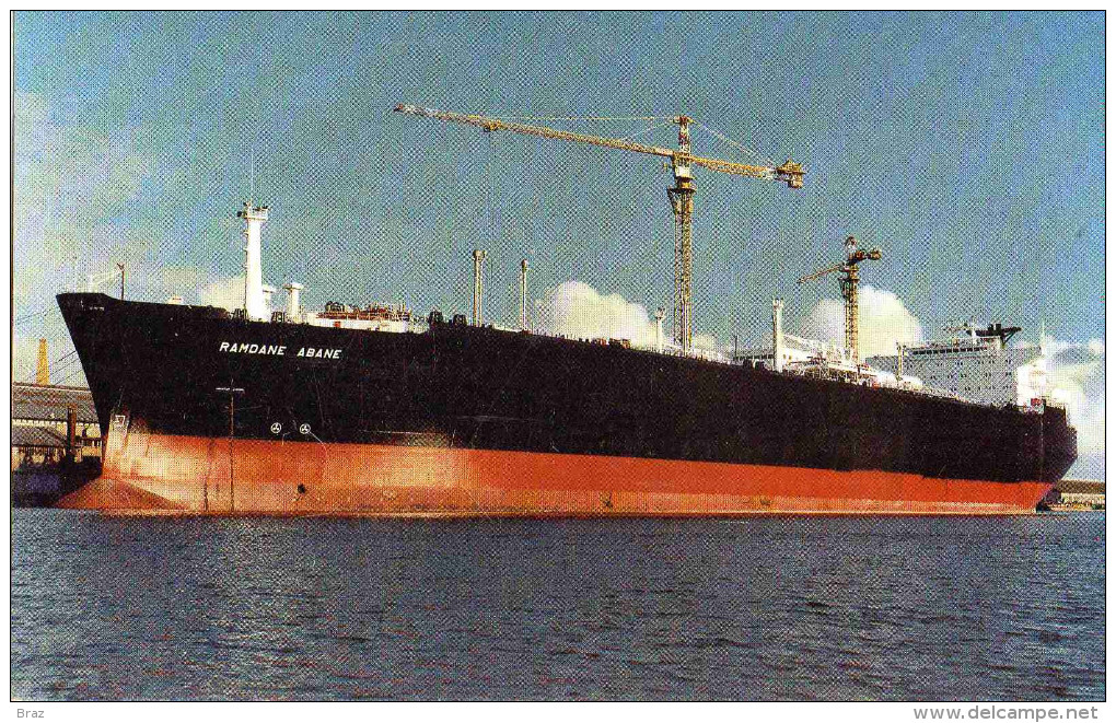 CPM Bateau Méthanier Ramdane Abane - Tankers