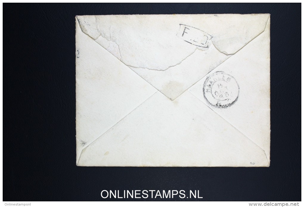 Belgium: Cover 1873 ?  OBP 32 Brussels To Haarlem Holland, Ministère De La Justice - Cabinet Cancel - 1869-1883 Leopold II