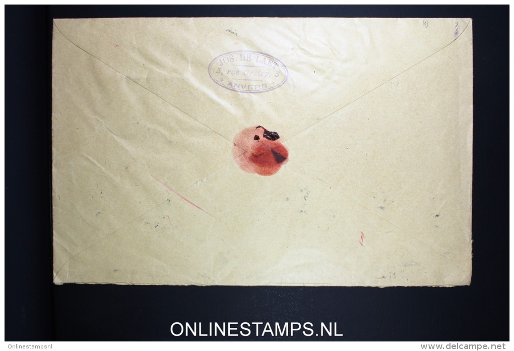 Belgium: Large Cover 1935 Registered Antwerp To Rotterdam, OBP 411 - 418 - Briefe U. Dokumente