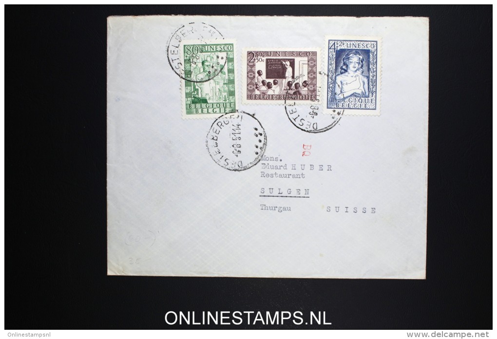 Belgium: Cover 1951 , OBP 842 - 844 - Briefe U. Dokumente