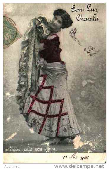 Artiste Femme 1900 - Luz Chavita (alterocca 1826) - Artistes