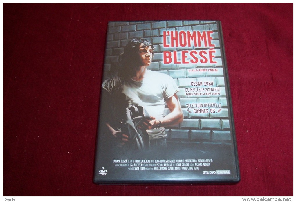 L´HOMME BLESSE AVEC JEAN HUGUES ANGLADE  DOUBLE DVD - Drama