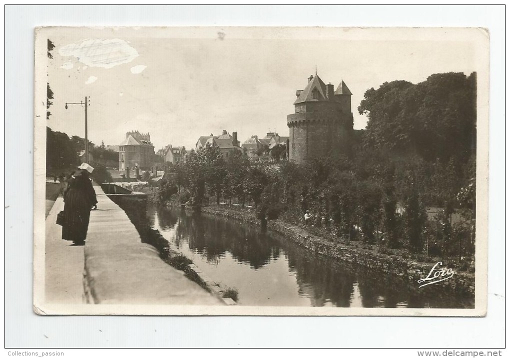 Cp , 56 , VANNES , La GARENNE , Tour Du CONETABLE Et Remparts, N° 377 - Vannes