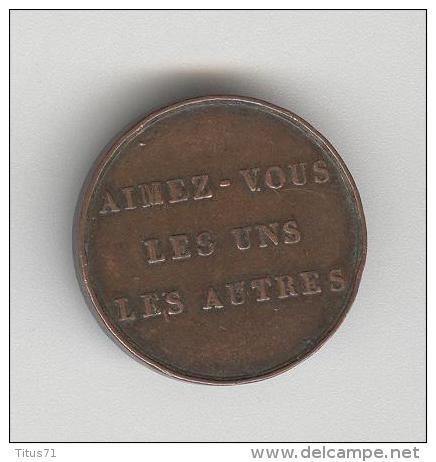 Jeton / Token "Aimez-vous Les Uns Les Autres" - Christ Au Revers - Non Classés