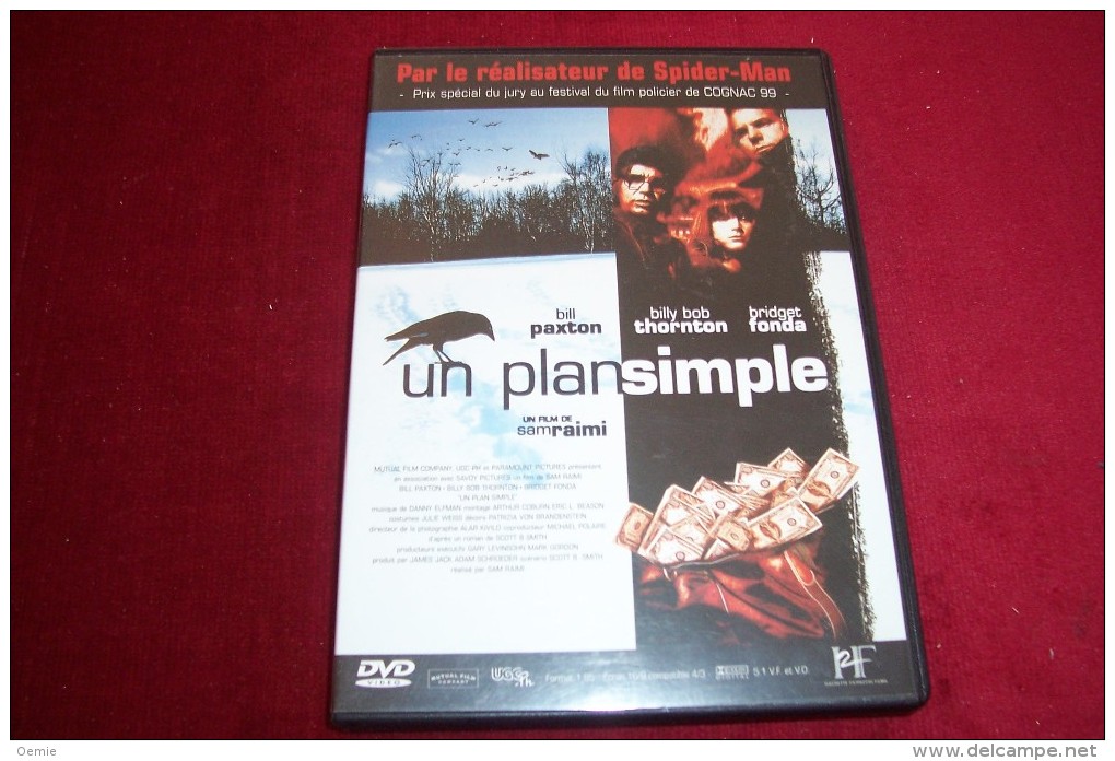 UN PLAN SIMPLE   °°  PRIX SPECIAL DU JURY AU FESTIVAL DU FILM POLICIER DE COGNAC 1999 - Crime